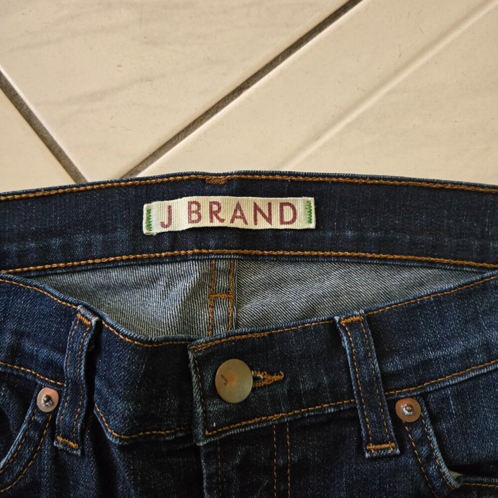 J Brand Skinny Jeans Independence Dark Wash 29 - Picture 3 of 5